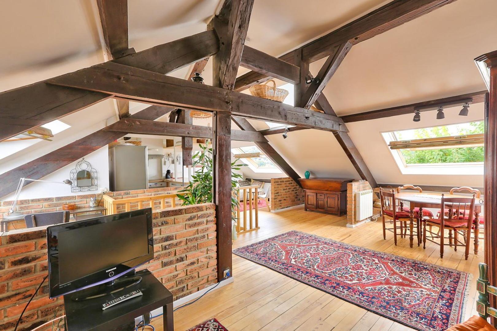 Appartement Rustic Bohemian Duplex In Meudon Extérieur photo